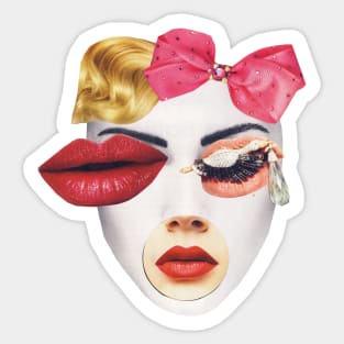 Portrait of a Girl Sticker